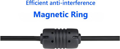 AC to DC 12V 2A Power Supply Adapter with 4 Way Splitter Cable for CCTV Security Camera DVR NVR