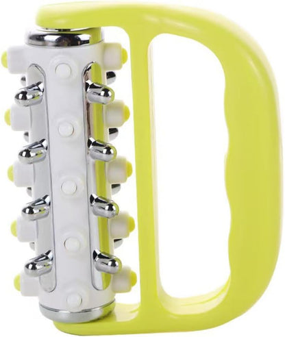 MOTRAIN Deep Tissue Massage Stick, Myofascial Release Tool for Muscle Pain Relief & Cellulite Reduction, Trigger Point Roller for Neck, Back & Legs (Yellow)