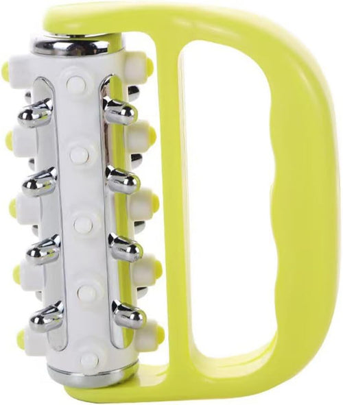 MOTRAIN Deep Tissue Massage Stick, Myofascial Release Tool for Muscle Pain Relief & Cellulite Reduction, Trigger Point Roller for Neck, Back & Legs (Yellow)