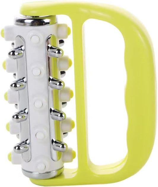 MOTRAIN Deep Tissue Massage Stick, Myofascial Release Tool for Muscle Pain Relief & Cellulite Reduction, Trigger Point Roller for Neck, Back & Legs (Yellow)