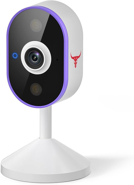 Security Cameras Wireless Outdoor, Indoor Home Camera with 2-Way Audio, Smart AI Human Detection, Color Night Vision, Cloud Storage, 2.4G WiFi