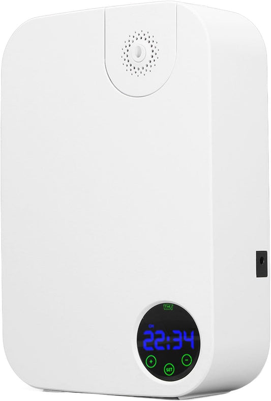 Fragrance Machine, Air Pump Aromatherapy Oil Diffuser 3 Color Display Automatic for Home (US Plug 100‑240V)