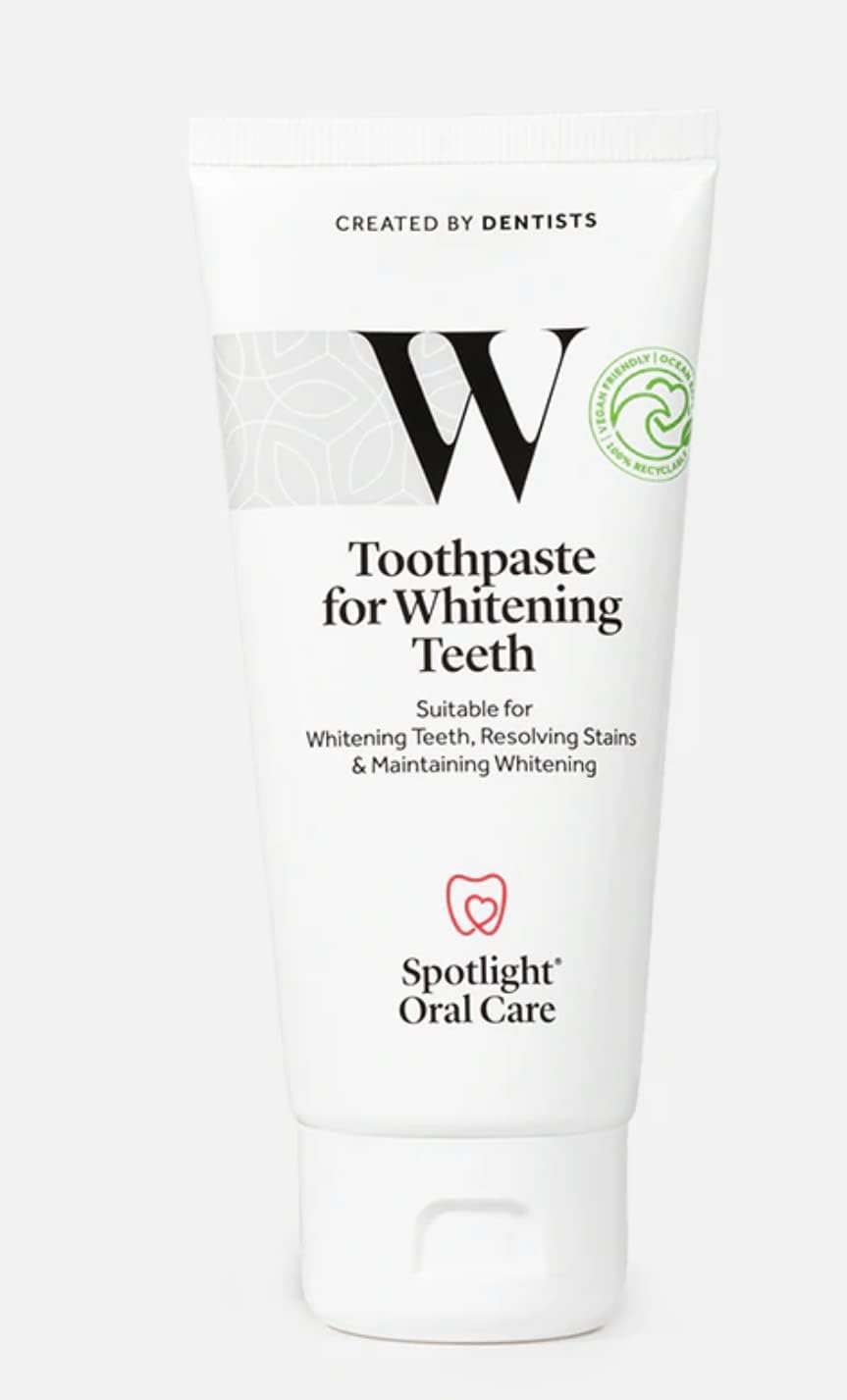 Spotlight Oral Care Dental Whitening Adhesive | Gently Whitens Teeth Gradually and Safely | Vegan & Gluten Free | 3.4 Fl Oz