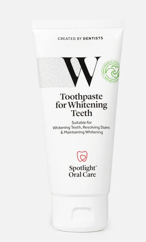 Spotlight Oral Care Dental Whitening Adhesive | Gently Whitens Teeth Gradually and Safely | Vegan & Gluten Free | 3.4 Fl Oz