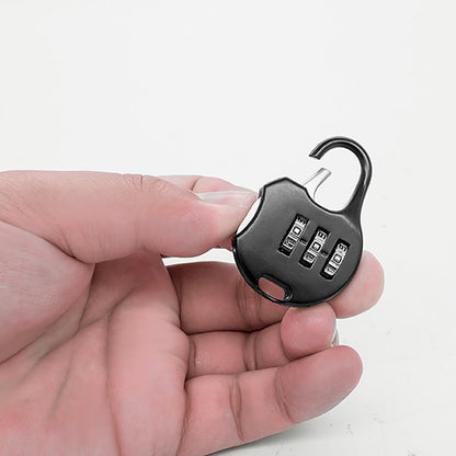 10 pcs Mini Padlock with Password,Colorful Combination Padlocks 3 Digit Number Code Lock Security Padlock for Travel Suitcases Luggage Bag Case
