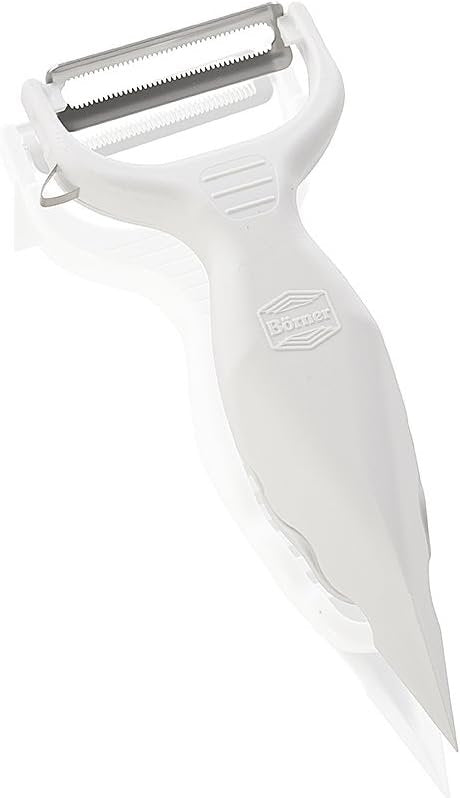 Swissmar Borner V-2007 Veg'Art Prep Tool with Detachable Grater, White