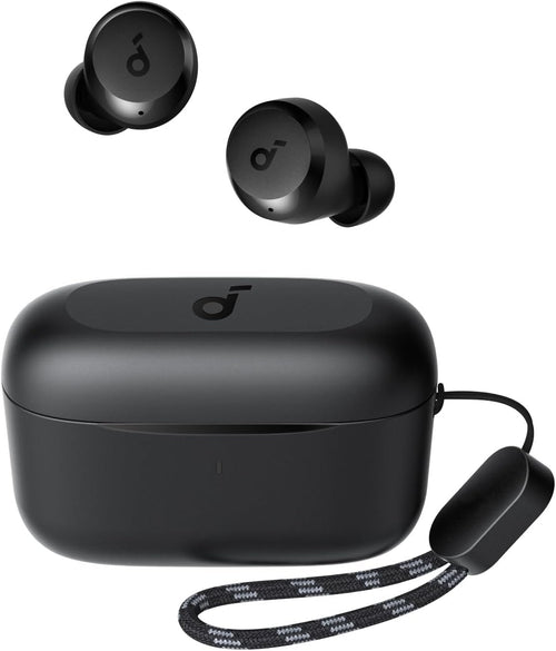 soundcore by Anker A20i True Wireless Earbuds, Bluetooth 5.3, soundcore App, Customized Sound, 28H Long Playtime, Water-Resistant, 2 Mics for AI Clear Calls, Single Earbud Mode, Portable Design