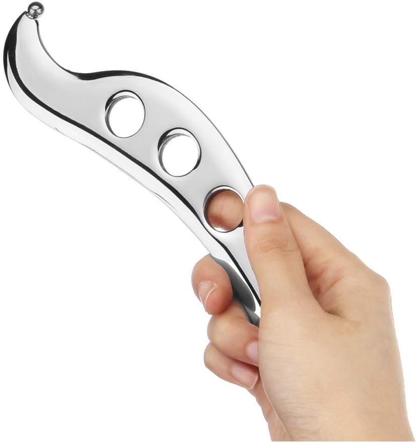 Medical Grade Stainless Steel Gua Sha Scraping Massage Tool -IASTM TOOL- Body Care Scraping Massage Tool - Relaxing Soft Tissue Tools - Reduce Neck,Back,Arm muscle Pain(Robulove-9)