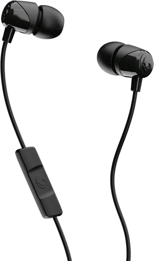 Skullcandy Jib In-Ear Wired Earbuds, Noise Isolating Sound, Microphone, Works with Bluetooth Devices and Computers - Black