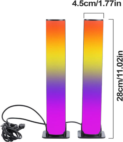 Office Ambient Lighting, RGB Lighting Bar, Smart Decorative Office Light - Lampada Di Controllo Vocale, Elegante Decorazione Da Tavolo Per Camera Da Letto, Soggiorno, Raccolta