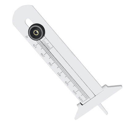 Pneumatico Tread Depth Gauge, Heavy-Duty Non-Slip Caliper, Stainless Steel Tread Checker, Vehicle Ispection Tool for Accurate Tire Measurements and Safety Checks, 3.94x1.89 Inches