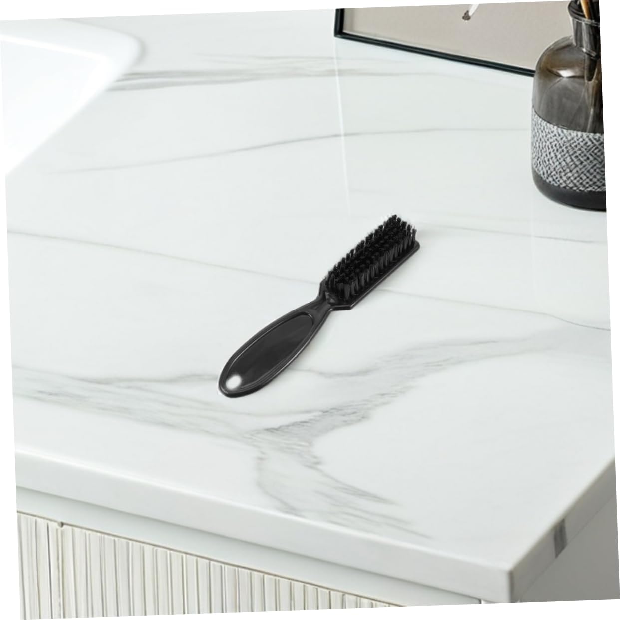 SHERCHPRY 4 Pezzi Spazzola Per Pennello Per Cure Lale Clipper Pulitore Per Attrezzi Da Barbiere Rifere Di Cura Pennello Per La Pulizia Dei Salone Black Plastica