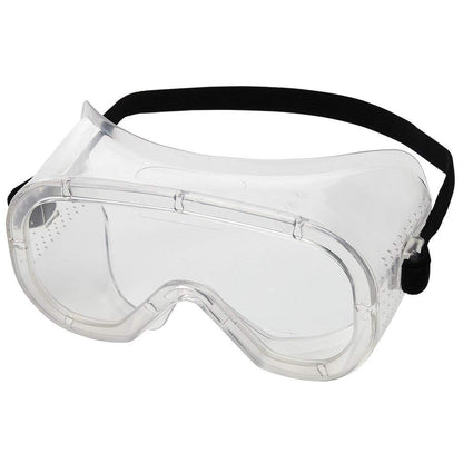 Sellstrom Safety Goggles, Soft Protective Eye Shield, Unisex, Clear Lens, Direct Vent, Adjustable Strap, S81000