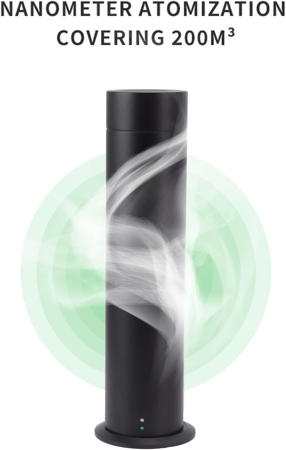 Essential Oil Diffuser, 120ml Scent Air Machine Remote Control Cold Air Aromatherapy Diffuser with Timer, Intelligent Aromatherapy Machine for Spa, Yoga, Home, Office, Hotel (Black)