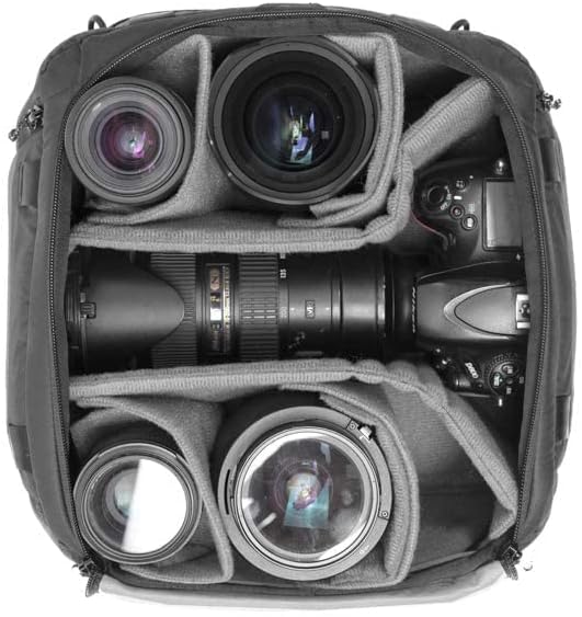 Peak Design Camera Cube, Medium, Custom Organization and Protection, Weatherproof Shell with Foam Sub-Lining, FlexFold Dividers Included, Camera Bag Insert Compatible Travel Bags