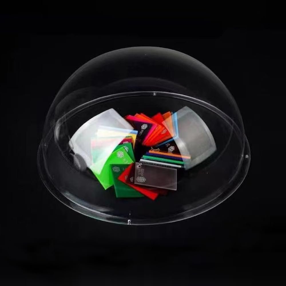 LOTOWELZON 6inch Acrylic Clear Transparent Camera Dome Cover Security Camera Housing Pet Dog Fence Window Skylight Window (ID150mm*H76mm/5.9 * 3in)