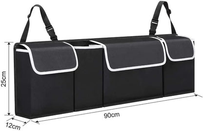 Back Seat Organiser Car Hanging Pouch Bag SUV Hatchback Storage Trunk Boot Tidy
