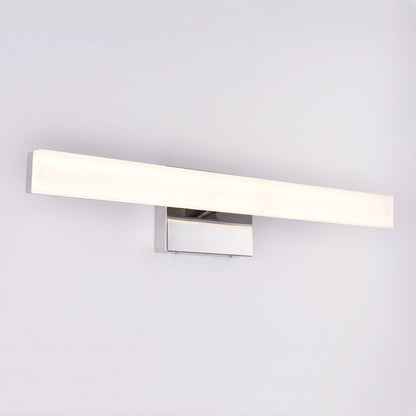 mirrea 24in Modern LED Vanity Light for Bathroom Lighting Dimmable 24w Chromed (Warm White 3000K)