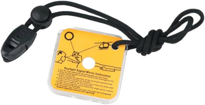 BESPORTBLE Emergency Mirror Light Backing Camping Outdoor Retroreflector Outdoor Accessories Signal Mirror