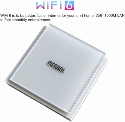 KM2 Plus Deluxe ATV Box 4K Androidtv 11 TV Box Amlogic S905X4 4GB DDR4 32GB 2.4G&5G WiFi6 1000M LAN BT5.0 Support AV1 4K HDR Box