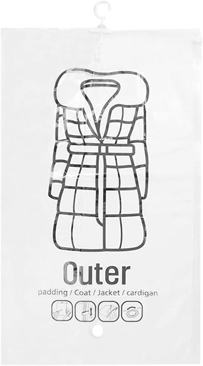 Vacuum Sealed Storage Bags, Dust-Proof Garment Bags, Space Saving Clothes, Airtight Packing, Reusable Vacuum Storage, Travel Clothes