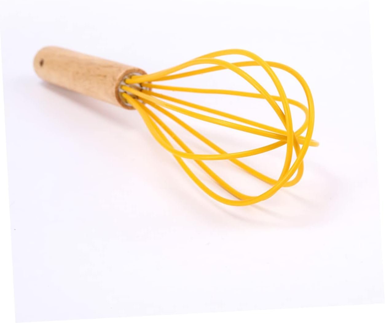 PHENOFICE 2 Pcs Baking Tools Wire Egg Mixer Automatic Wiper Blenders Dash Egg Cooker Whisk Mixer Sieve Yolk Tool for Egg Kneading Bamboo