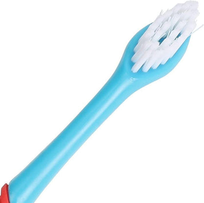 Dog Toothbrushes, Double-Headed Puppy Tooth Brush, Multi-Pet Care Supply, Compact 0.87x8.15 inches, Ideal for Home, Travel, Outdoor Grooming, Bathing, and Apartment Use