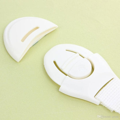 ZogeeZ Child Proof Cabinet Locks (10 Pack) Baby Proofing for Oven, Refrigerator, Cabinets, Drawers, Door, Toilet Lock, Extra Strong Kids Safety Adhesive - No Screws - 8"