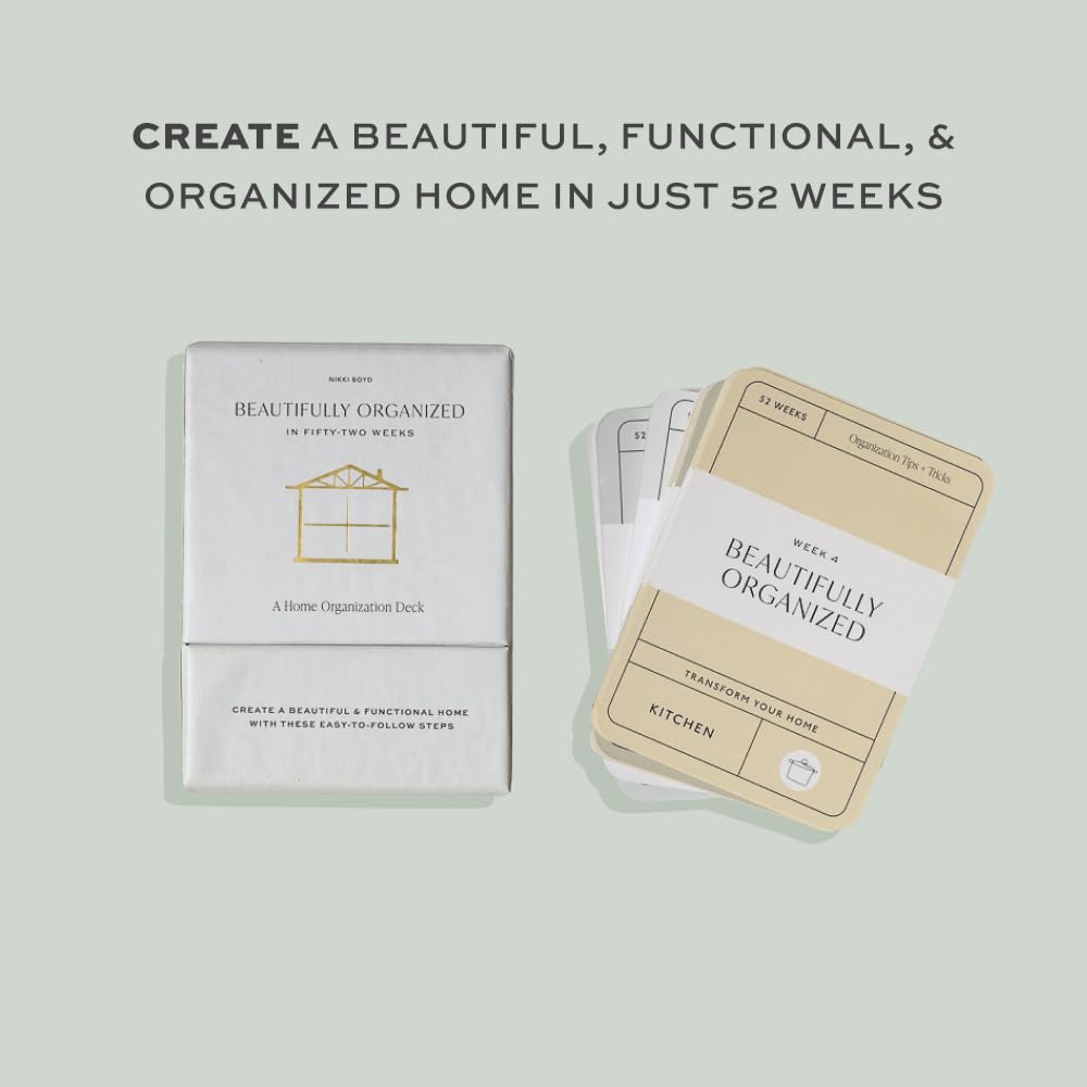Beautifully Organized In 52 Weeks: A Home Organization Card Deck