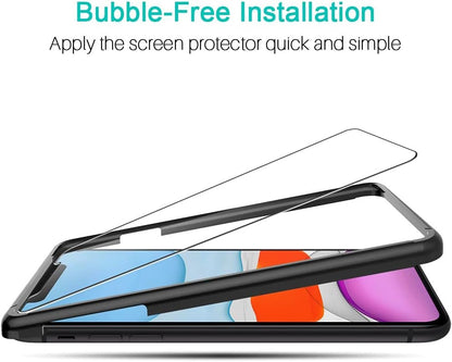 LK 3 Pack Screen Protector Compatible for iPhone 11 and iPhone XR Tempered Glass