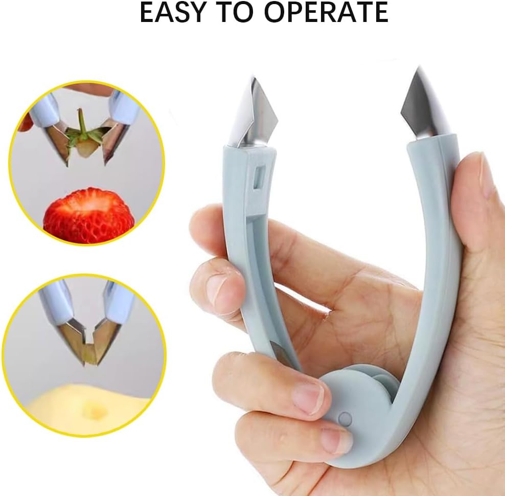Pineapple Eye Remover,Multifunctional Stainless Steel Cutter and Fruit Corer,strawberry stem remover tool Pineapple Eye Peeler Tweezers Kitchen Gadget Easy to Use