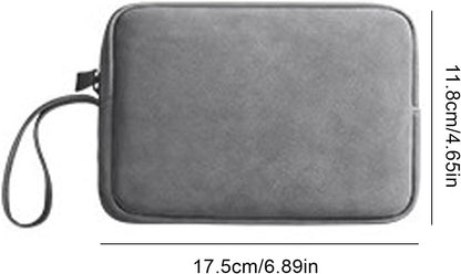 Generico Electronics Organizer, Travel Cable Bag, Accessories Pouch Sleeve, Storage Case for Pc, Digital Device Cord Charger Earphone Holder, Non Scratch Durability, Effortless to Use, Gray