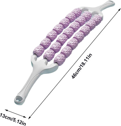 Massage Stick - Muscle Roller Stick for Legs - Relief Exercise Massager Tool Handheld Trigger Points Health Care for Athletes, Leg Cramps & Joints Recovery