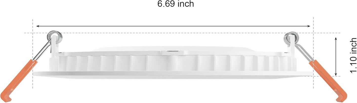 Philips Hue Smart Slim 6 Inch LED Downlight - White and Color Ambiance Color-Changing Light - 1 Pack - 1200LM - Indoor - Control with Hue App - Works with Alexa Google Assistant and Apple Homekit