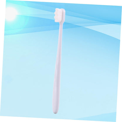 Baluue Micro-nano Soft Bristle Toothbrush Oral Care Tool White Hair White Handle Ergonomic Design