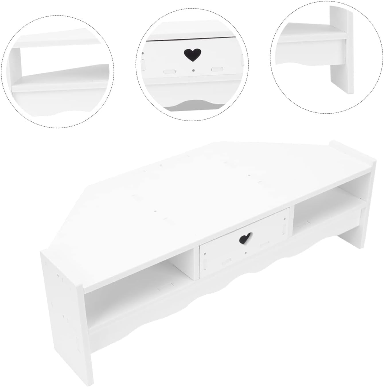 Happyyami 1Pc Desktop Monitor Storage Stand with Office Computer Screen Riser Simple Design for Enhanced Workspace Organization