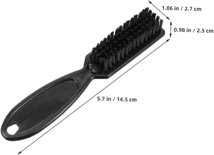 SHERCHPRY 4 Pezzi Spazzola Per Pennello Per Cure Lale Clipper Pulitore Per Attrezzi Da Barbiere Rifere Di Cura Pennello Per La Pulizia Dei Salone Black Plastica