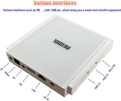 KM2 Plus Deluxe ATV Box Netflix 4K Android 11 TV Box Amlogic S905X4 4GB DDR4 32GB 2.4G&5G WiFi6 1000M-LAN BT5.0 Support Prime Video 4K HDR Box Compatible with Google