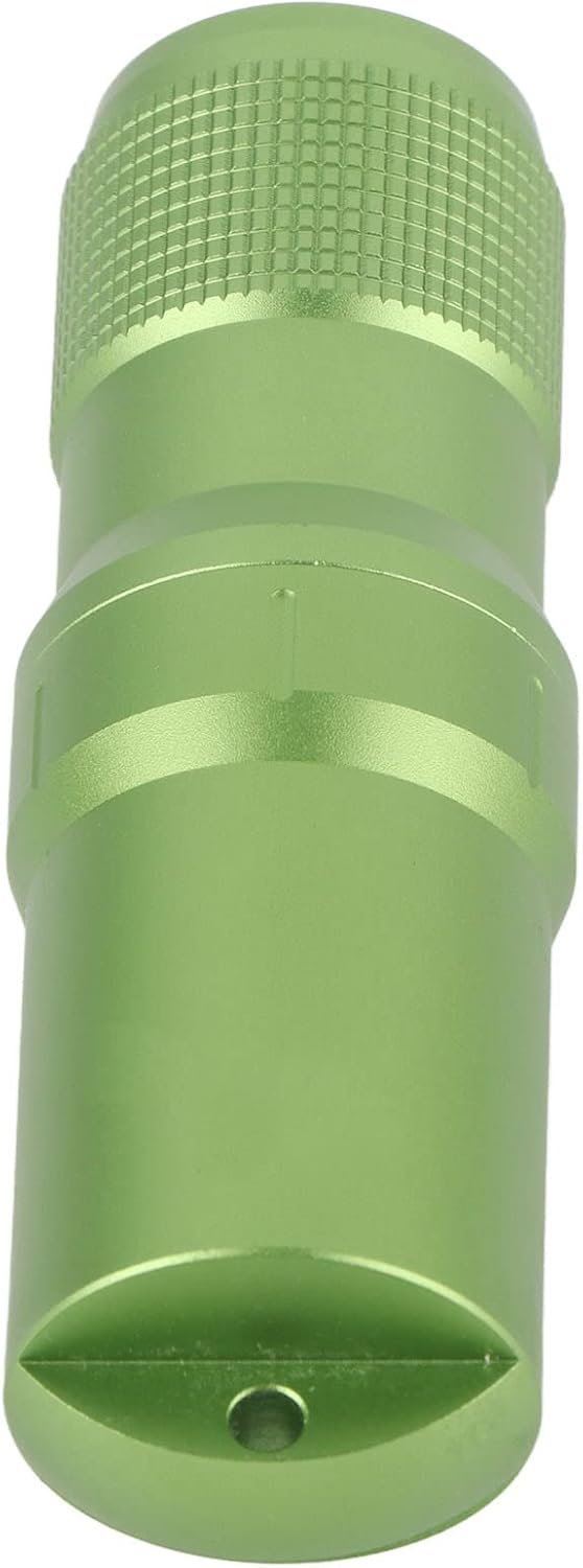 Waterproof EDC Keychain Capsule Tube, Small Outdoor Survival Storage Seal Bottle Matches Case Dry Box Pill Fob Container Emergency Tool(Green)