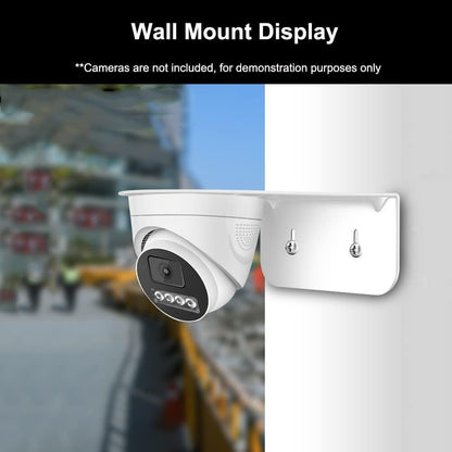 Coolotic 2-Set L-Shap Security Dome Camera Mount Bracket,Universal Metal CCTV Security Camera Wall Mount Junction Bracket for Security CCTV Hikvision Dome Camera, IP Camera Mounting Bracket
