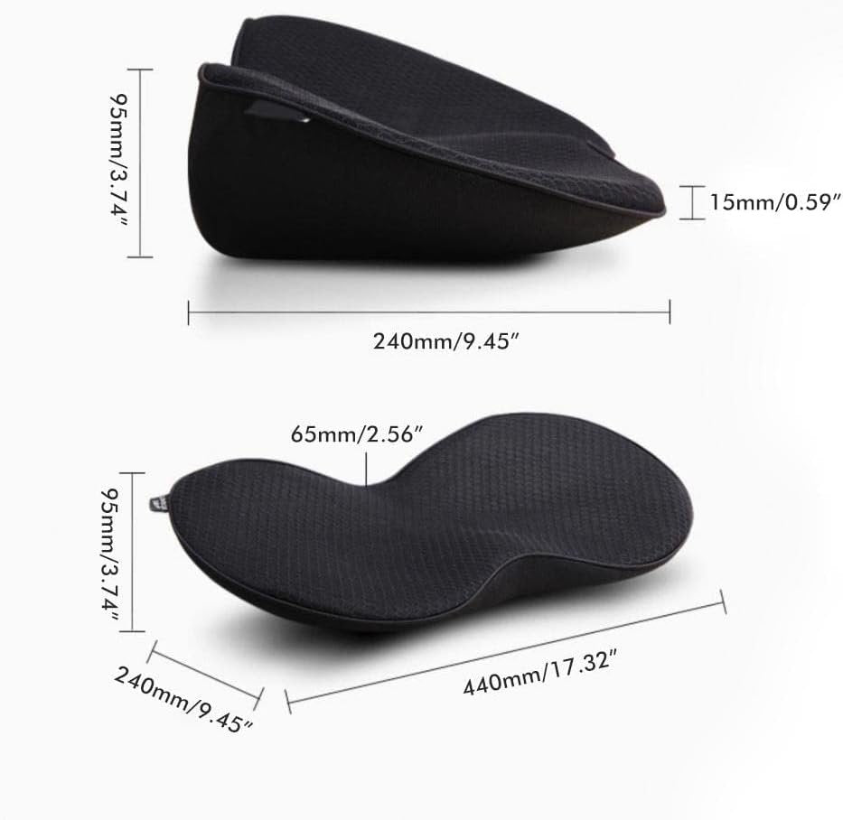 Enfudid Car Seat Cushions for Driving - Memory Foam Car Seat Pad - Sciatica & Lower Back Pain Relief - Car Seat Cushion Road Trip Essentials for Drivers