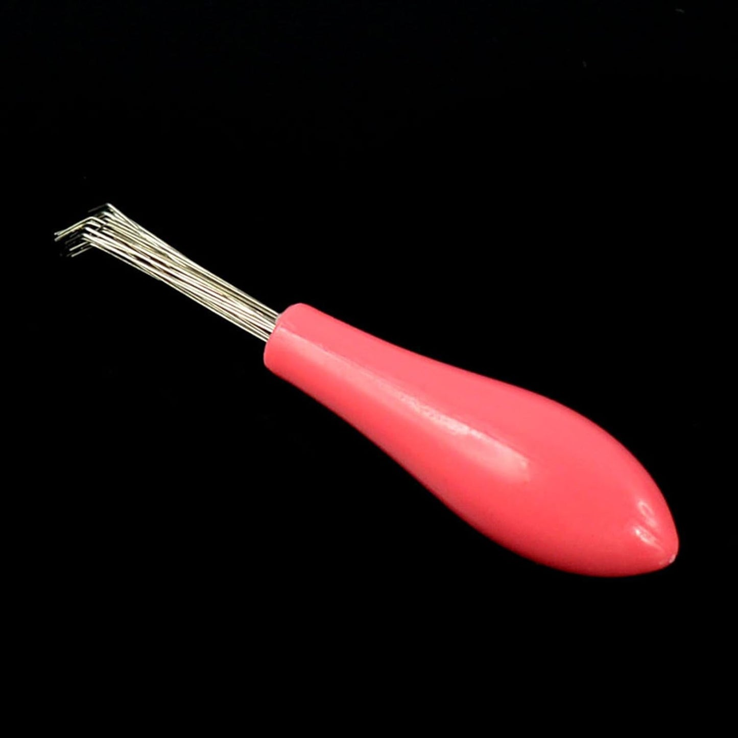 Hair Brush Cleaner, Small Cleaning Tool, Dust Wire Rake Remover, 3.54x0.67 inches, Ergonomic Handle Design, Ideal for Haircut Maintenance, Styling Lint, Dirt Removal
