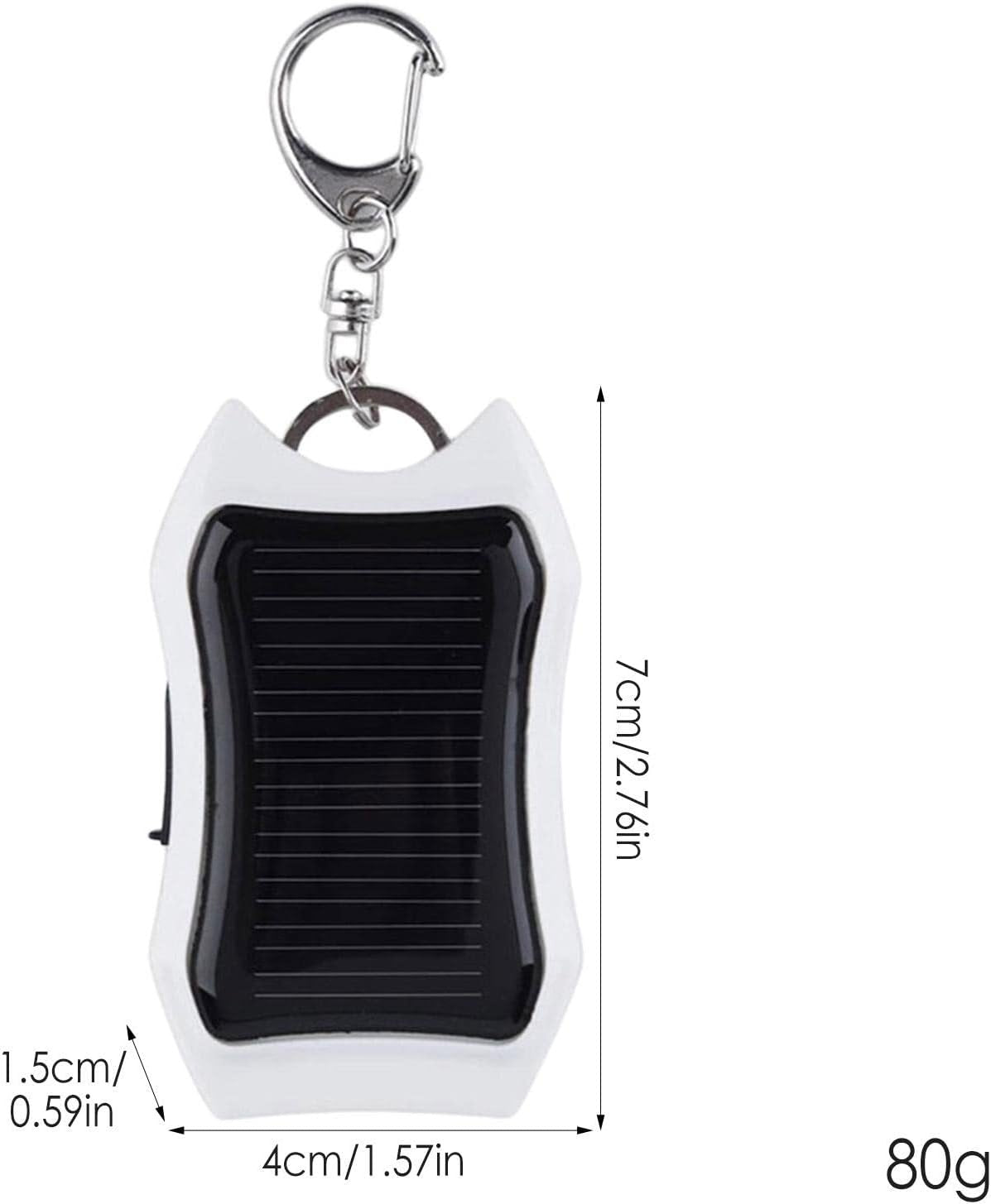 Keychain Charger - Keychain Charger High-Brightness Lighting - 1500mAh Large-Capacity Battery Portable Battery with Carabiner, High-Brightness Lighting Backup for Camping Hiking Nicything