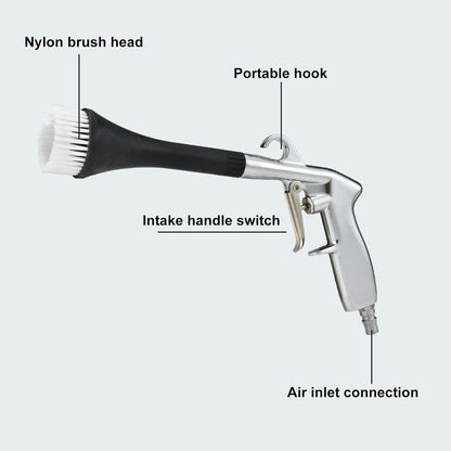Lerpwige Air Blower Auto Interior Detailing Cleaning Tool Air Blower Con Dusting Brush Cleaner Per Veicolo Tastiera