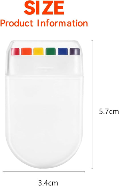 MaNeaz 3 Pieces Makeup Rainbow Face Makeup Pencils Rainbow Pride Makeup for Parties Rainbow Pride Accessories Face Paint LGBT Makeup with Rainbow Flag