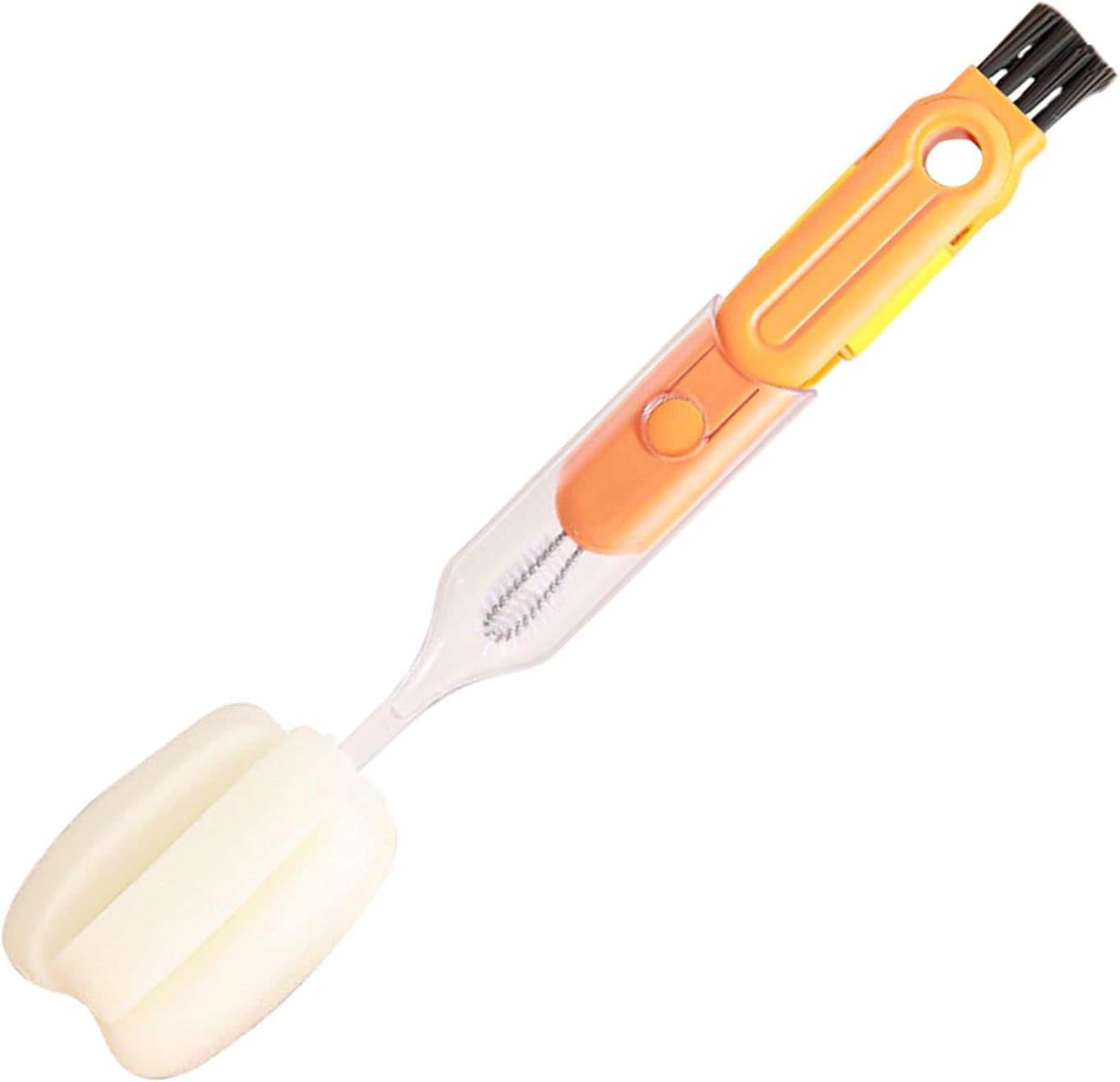 Cup Lid Cleaning Brush, Water Bottle Scrubber, 12,6 x 2,36 in Multifunctional Kitchen Tool, Groove Cleaner, Essential Washing Brush for Tumbler, Bottle, Cups