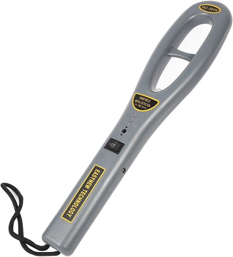 Metal Detector Underwater Portable High Sensitivity Portable High Sensitivity Hunter Finder Security Use on Dry Concrete