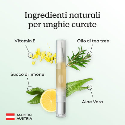 HealthRoutine Nail Care Pen - Original Austria Nail Care Pen with Tea Tree Oil, Cuticle Oil, Nail Hardener, Fortifying for External Use, 3 ml
