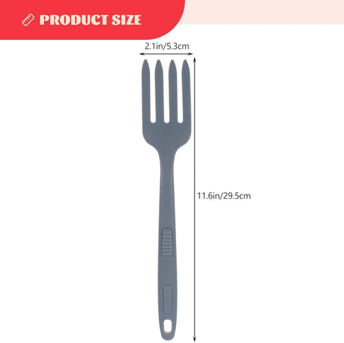 DECHOUS Grandi Forchette Per Cucinare Utensili in Silicone Forchetta Per Insalata Di Pasta Gadget Da Cucina Per La Casa Design Ergonomico