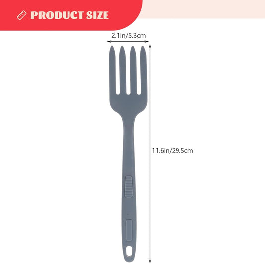 DECHOUS Grandi Forchette Per Cucinare Utensili in Silicone Forchetta Per Insalata Di Pasta Gadget Da Cucina Per La Casa Design Ergonomico